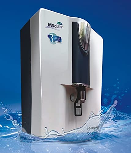 ADWA Moduler 2021 (8220000), Wall Mountable, RO + UV + UF + TDS Control + Minerals + Alkaline, 12 L Tank, White, 20 LPH Water Purifier